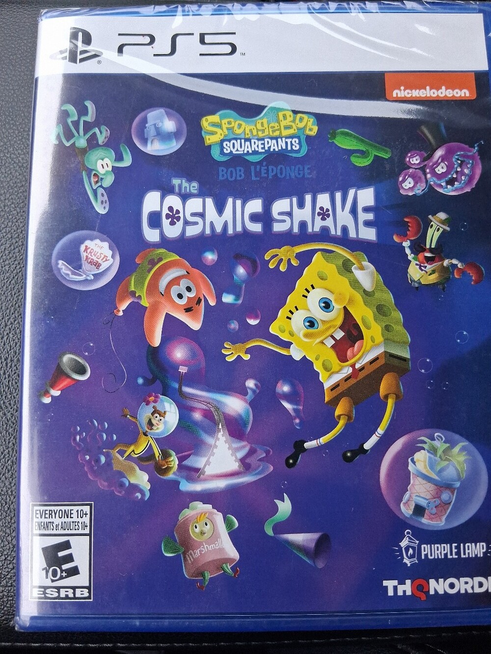 PS5 Spongebob Cosmic Shake Game - New Sealed